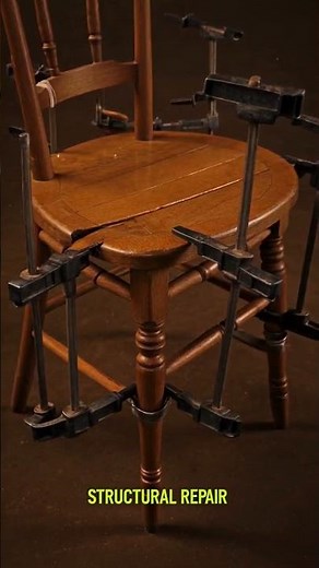 Oak Chair Restoration | Stripping, Sanding & Refinishing Close-Up