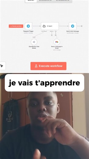 voici comment tu peux créer un bot sur telgram et automatiser tes messages. Ça te fait gagner du temps et ça te permet de mieux gérer tes clients. #automatisation #temps #telegram #clientes #n8n