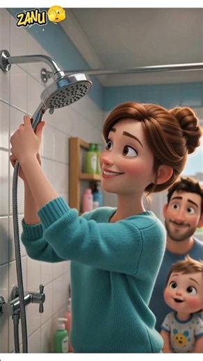 😱 No Water?! This Shower Head Changed Everything! 🚿 #Shorts #ShowerHead #BathroomGadgets #TemuFinds