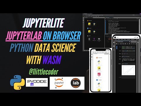 Python DataScience JupyterLab on iPad/Android browser without Python Install -JupyterLite WASM-Based
