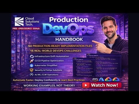 Production DevOps Handbook: 15 Real-World Challenges + 94 Production-Ready Files (Free GitHub Repo)