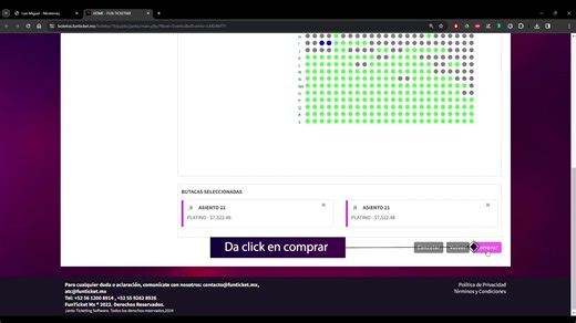 ¡PASO A PASO! Así es el proceso para que puedas comprar tus boletos 🎟 de cualquiera de nuestros eventos. ¡Nos vemos en los próximos conciertos! | FunTicket