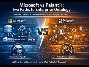 Microsoft vs Palantir: Enterprise Ontology, Semantic Contracts & the Future of AI Agents