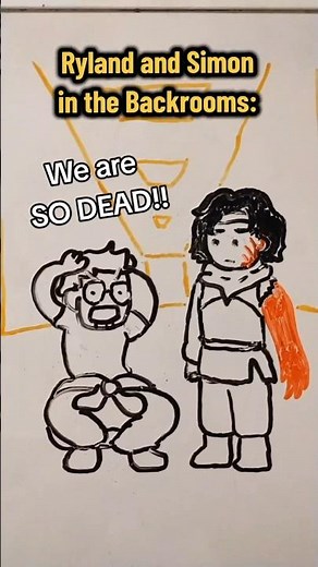 Ryland and Simon in the Backrooms #projecthailmary #ironlung #bloodymaryship #pridemonth #animatic
