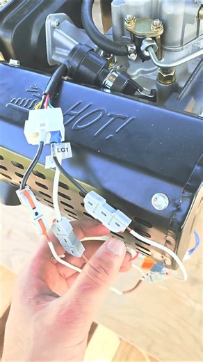 diesel engine electric start conversion kit and subframe assembly completed #diy #diesel #automobile