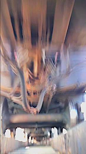 When you lie down under the train