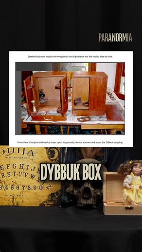 An ordinary wine cabinet. A warning on eBay. A story that spiraled out of control. The Dybbuk Box became one of the most infamous “haunted objects” in the world, inspiring illness reports, a Hollywood film, and people fainting just by standing near it. Years later, parts of the origin story unraveled. The fear didn’t. The Dybbuk Box — listen now on Paranormia Link in bio 🎧 #DybbukBox #HauntedObjects #InvestigativePodcast #TrueCrime #truestory