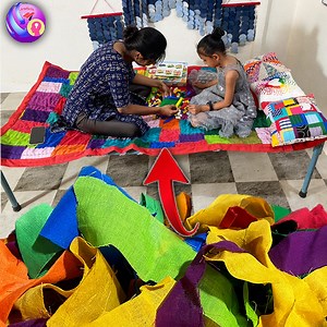 Old wast Saree with Warm,snuggly - cooton fluffing and quilt making #oldsaree #quilts #newlook #reuse #sewing #handmade #snuggly #fluffing | Artefact