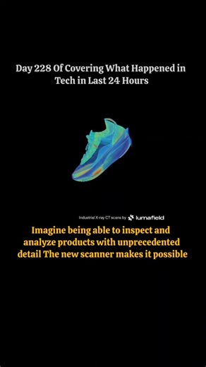 Tech in A Day on Instagram: "A new scanner is being launched that promises to revolutionize manufacturing. The scanner, from LumaField's Neptune series, produces detailed CT scans. This technology has the potential to change the way products are designed and made. The new scanner likely offers advanced features and capabilities. Its impact could be significant across various industries #tech #innovation #ai #technews #explorepage #technology #techgeek #artificialintelligence"