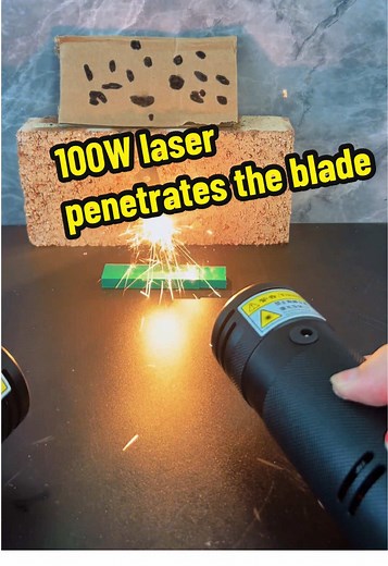 100-Watt Laser Igniter: Cutting Through Blades