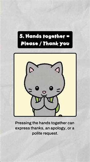 7 Japanese Gestures you should know