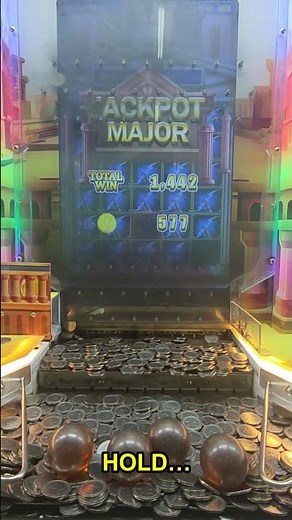 Real Coin Pusher Gameplay | Perfect Timing, Big Drops & Arcade Satisfaction #coinpusher