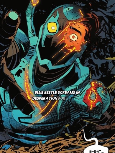 Blue Beetle desperately calls for Batman #comics #comic #dc #dccomics #batman