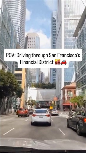 Cruising through the heart of San Francisco 🏙️ #sanfrancisco #california #exploresanfrancisco