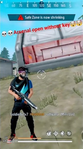 EASY GAME !!!!Arsenal open without arsenal key#shorts #freefire