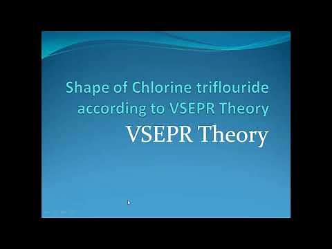 Structure of ClF3 molecule according to VSEPR theory (Chemical Bonding- Chapter 10)
