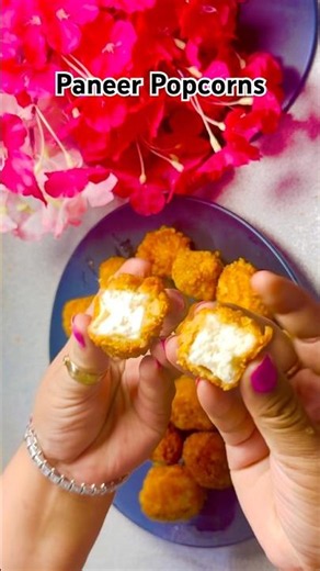 Crispy Paneer Popcorn Recipe | Market Style Veg Snack | #foodreels