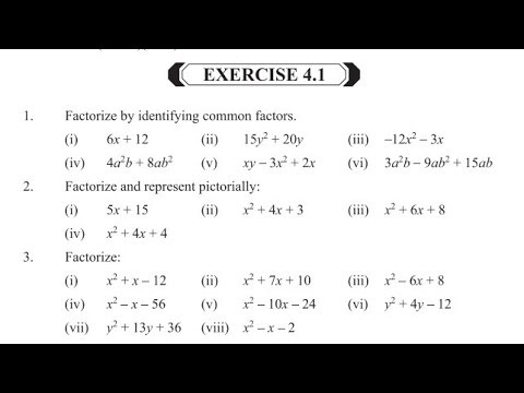 Exercise 4.1 Q#3&4 | Class 9 Math Chapter 4 Punjab Board