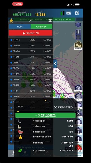 Departing planes airline manager 4