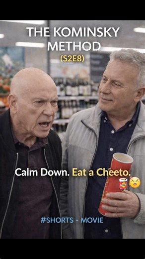 Calm Down. Eat a Cheeto. 🥫😵 | The Kominsky Method S2E8 #shorts #movie