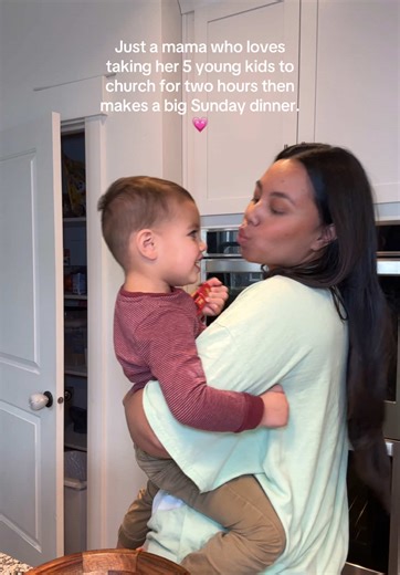 Family Sunday: Church and Dinner with Five Kids