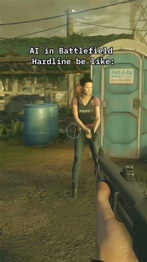 AI in Battlefield Hardline be like
