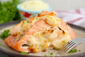 Shrimp Stuffed Salmon