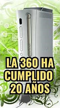 🎉 Xbox 360 cumple 20 años 🎉 ¡Recordamos la consola que marcó una generación! #gaming #xbox