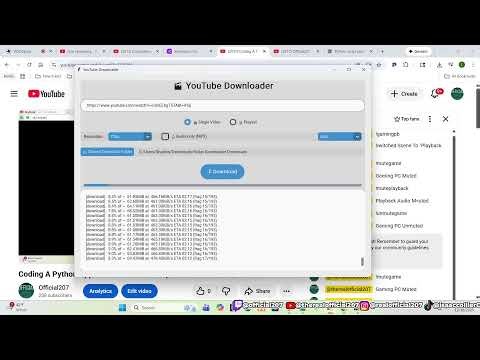 Coding A Python Application With The Help Of ChatGPT Live | Part 1