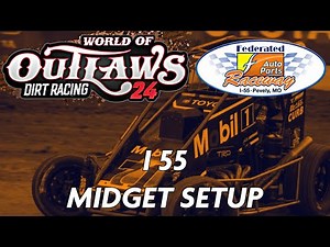 I 55 Custom setup for the Midgets World of Outlaws Dirt Racing 24
