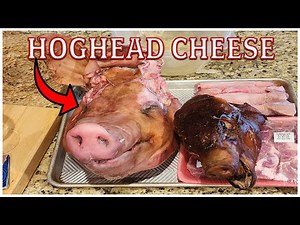 COOK THE WHOLE DAMN HEAD!!! Authentic Hog Head Cheese