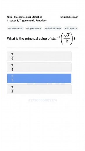 Trigonometric Functions Principal Value Explained