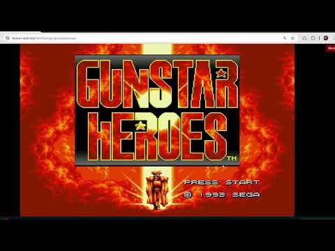 Gunstar Heroes (Sega Mega Drive) – Retro Run and Gun Gameplay Online