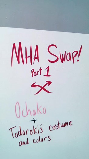 MHA Art Swap: Uraraka and Todoroki Fan Creation