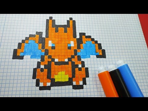 How to Make Charizard | Pokemon | Hama Beads | Pixel Art