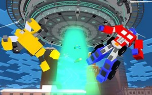 MC怪物学院动画丨Robot Transformers vs Aliens丨我的世界动画