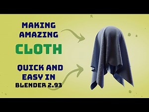 Easily Create Realistic Cloth Materials Quickly (Blender 2.93 Tutorials)