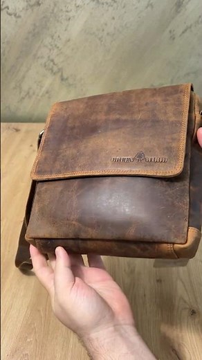 Greenwood® Jost – Borseta de umar barbati din piele naturala vintage