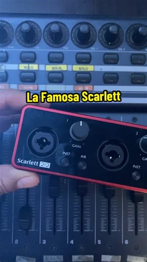 Aprende a utilizar la Scarlett de Focusrite para grabación