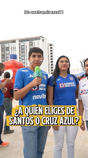 Who do you choose, Santos or Cruz Azul? 😇🚂 #cruzazul #santoslaguna #ligamx #futbol #mexico