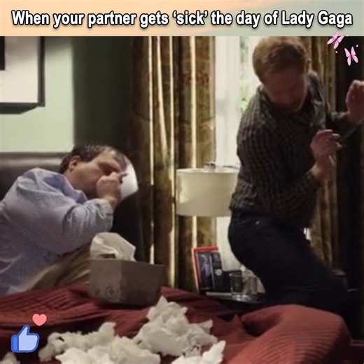 65K views · 1.1K reactions | When your partner gets ‘sick’ the day of Lady Gaga #modernfamily #familycomedy #relatablemoments #sitcomlife #parentingfails | Jaylen Becker | Facebook
