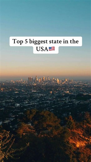 Top 5 biggest states in USA | Timberline Tales