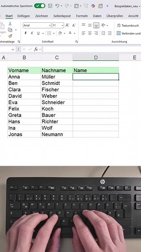 Automatisches Ausfüllen in Excel für effizientes Arbeiten