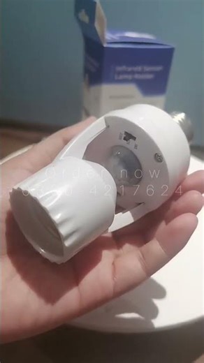PIR Motion sensor bulb holder