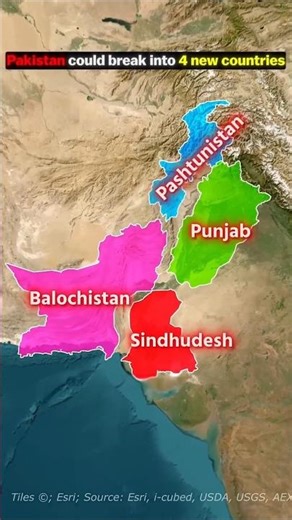 Pakistan Splitting into 4 Countries 😨