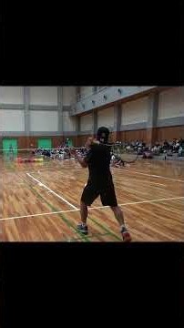 日体大の根岸選手と乱打してきました!