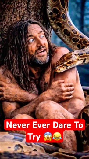 सांप का जैकेट in 3 Steps! 🐍😱 #CavemanSeries