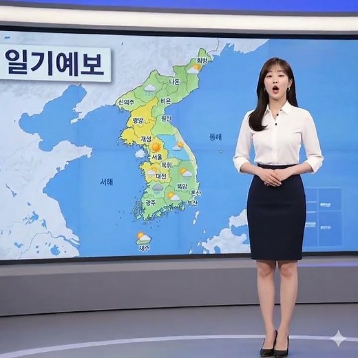 일기예보컨셉 #AI 기상캐스터