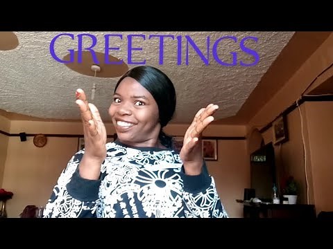 #KSL #greetings HOW TO GREET USING SIGN LANGUAGE/ GREETINGS.