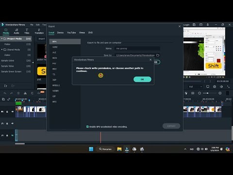 How to solve the problem of Filmora not being able to save & export